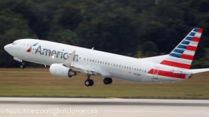 American Airlines takeoff TPA