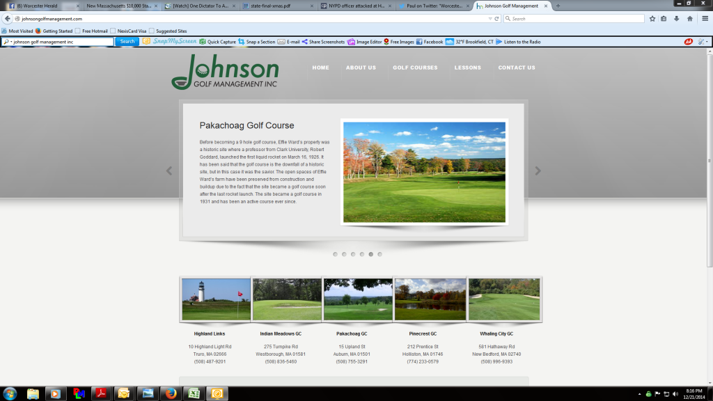 johnson golf management